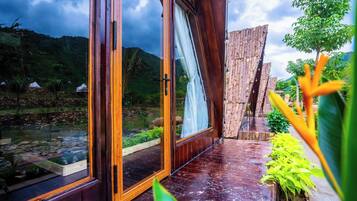 Familienzimmer, Gartenblick