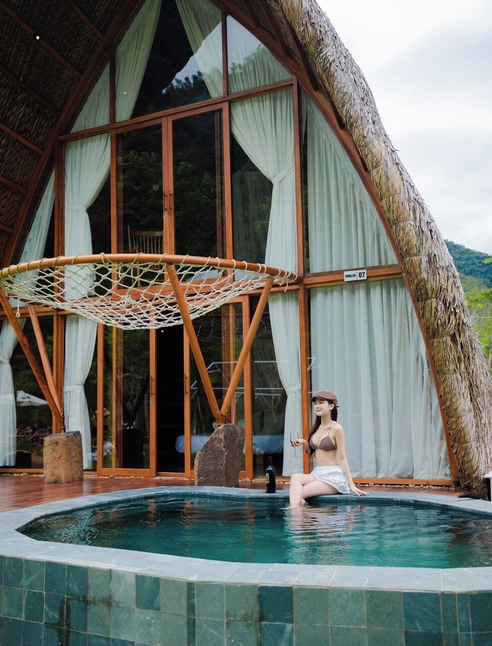 Bungalow, hồ bơi riêng, quang cảnh sông | Truy cập Internet không dây miễn phí 