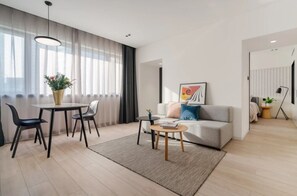 Dobbeltrom, havneutsikt | Oppholdsområde