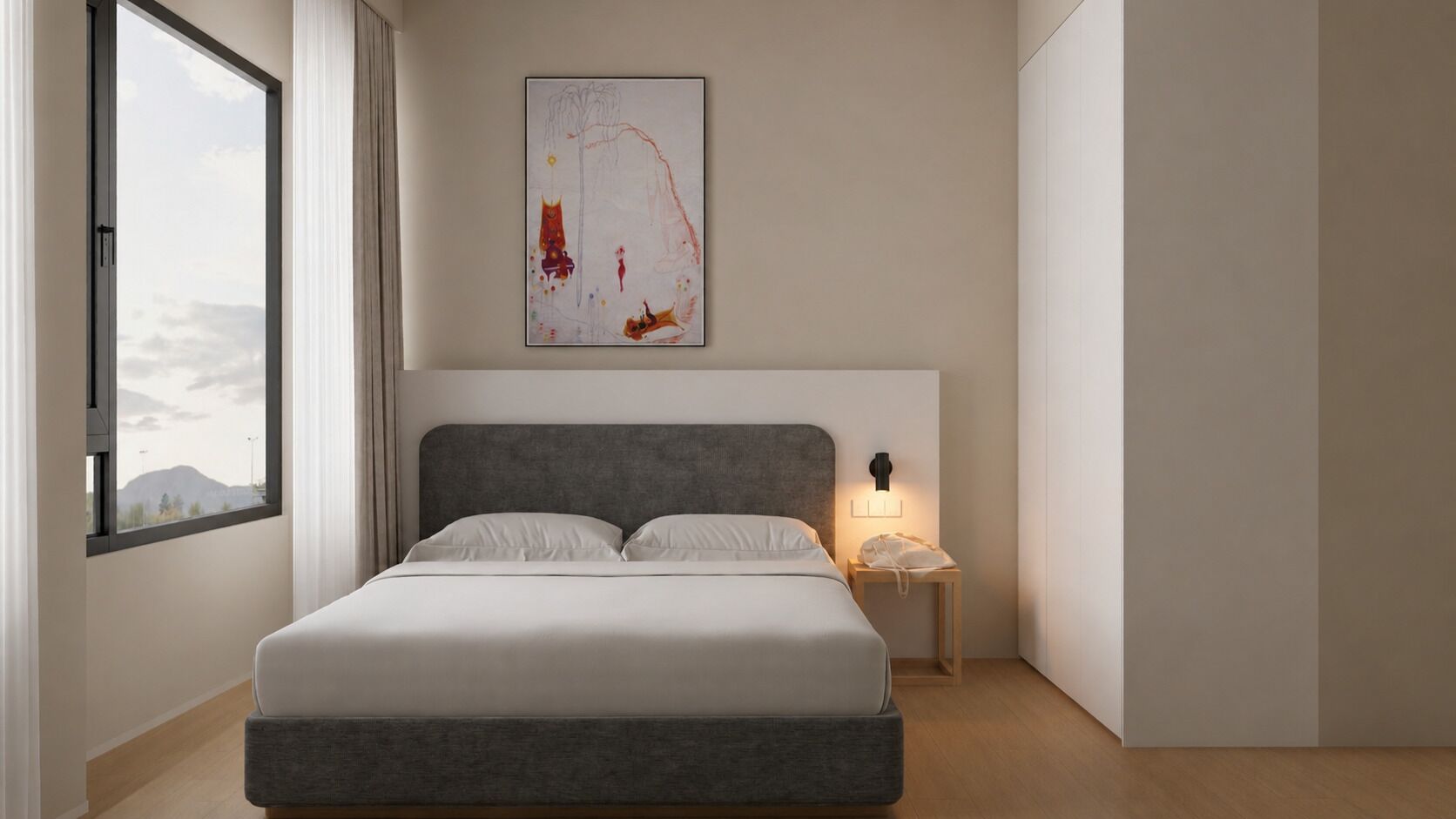 Estudio estándar | Cortinas blackout, tabla de planchar con plancha y wifi gratis 
