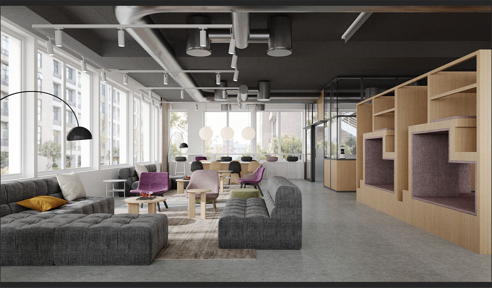 Lobby sitting area