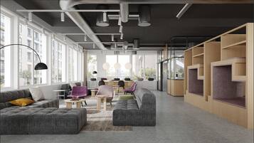Lobby sitting area
