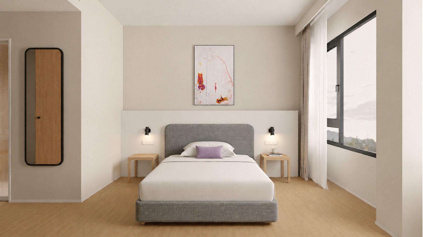 Habitación individual estándar | Cortinas blackout, tabla de planchar con plancha y wifi gratis 