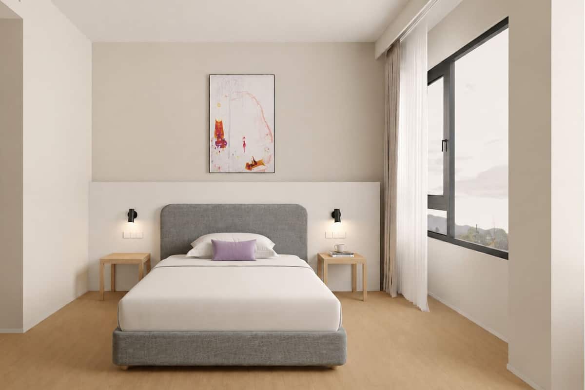 Habitación individual estándar | Cortinas blackout, tabla de planchar con plancha y wifi gratis