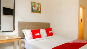 Desk, WiFi (free), bed sheets