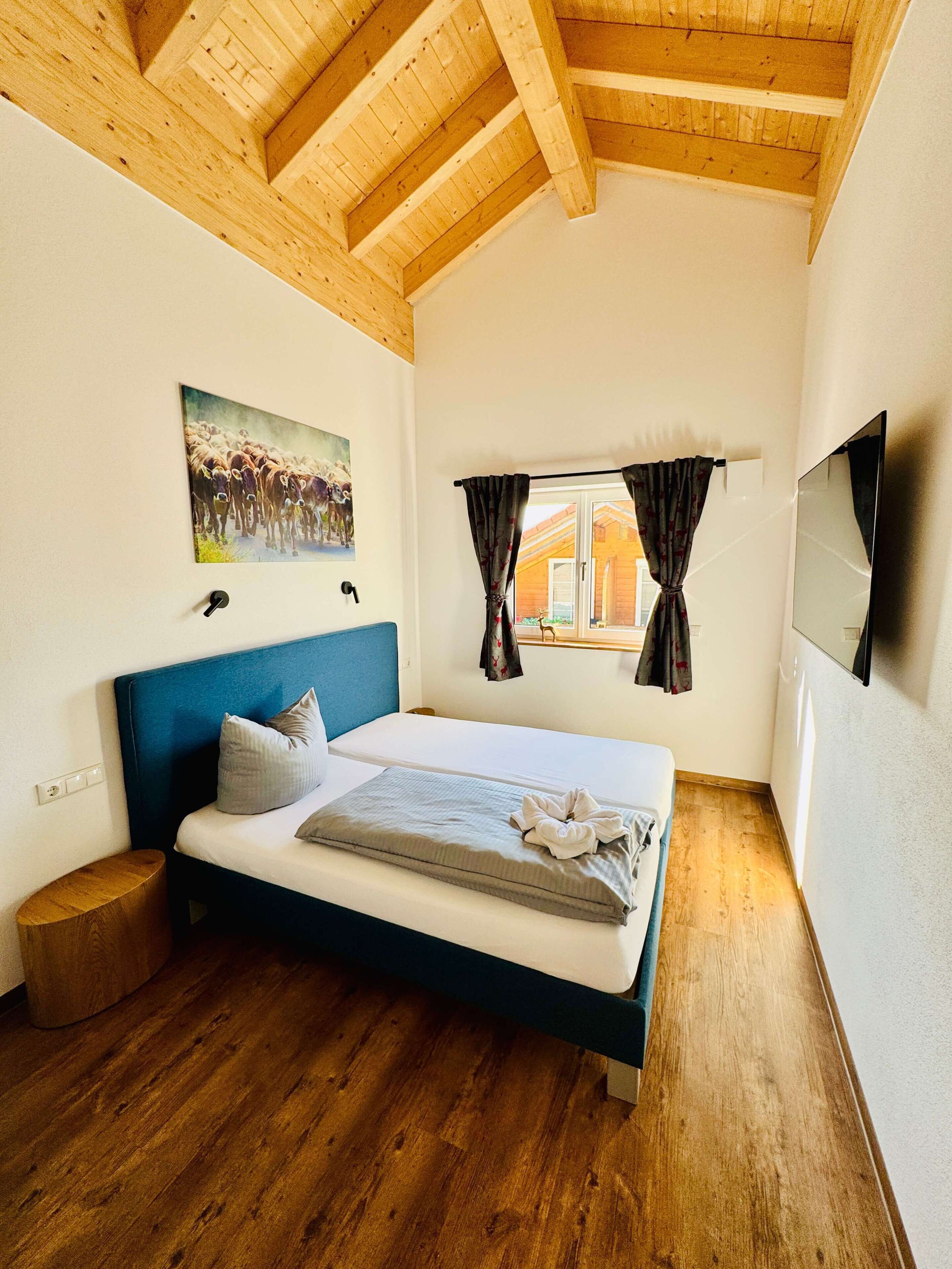 Apartamento Deluxe, 3 habitaciones, balcón, vistas a la montaña | Sábanas de algodón egipcio y ropa de cama de alta calidad