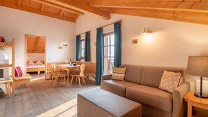 Chalet, 3 Bedrooms, Mountain View | Living area - Taser Alm  (Trentino-Alto Adige)