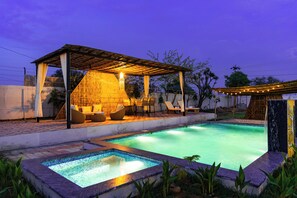 Pool - Fable Farm by Alaya Stays 4-BHK Villa (Amer)