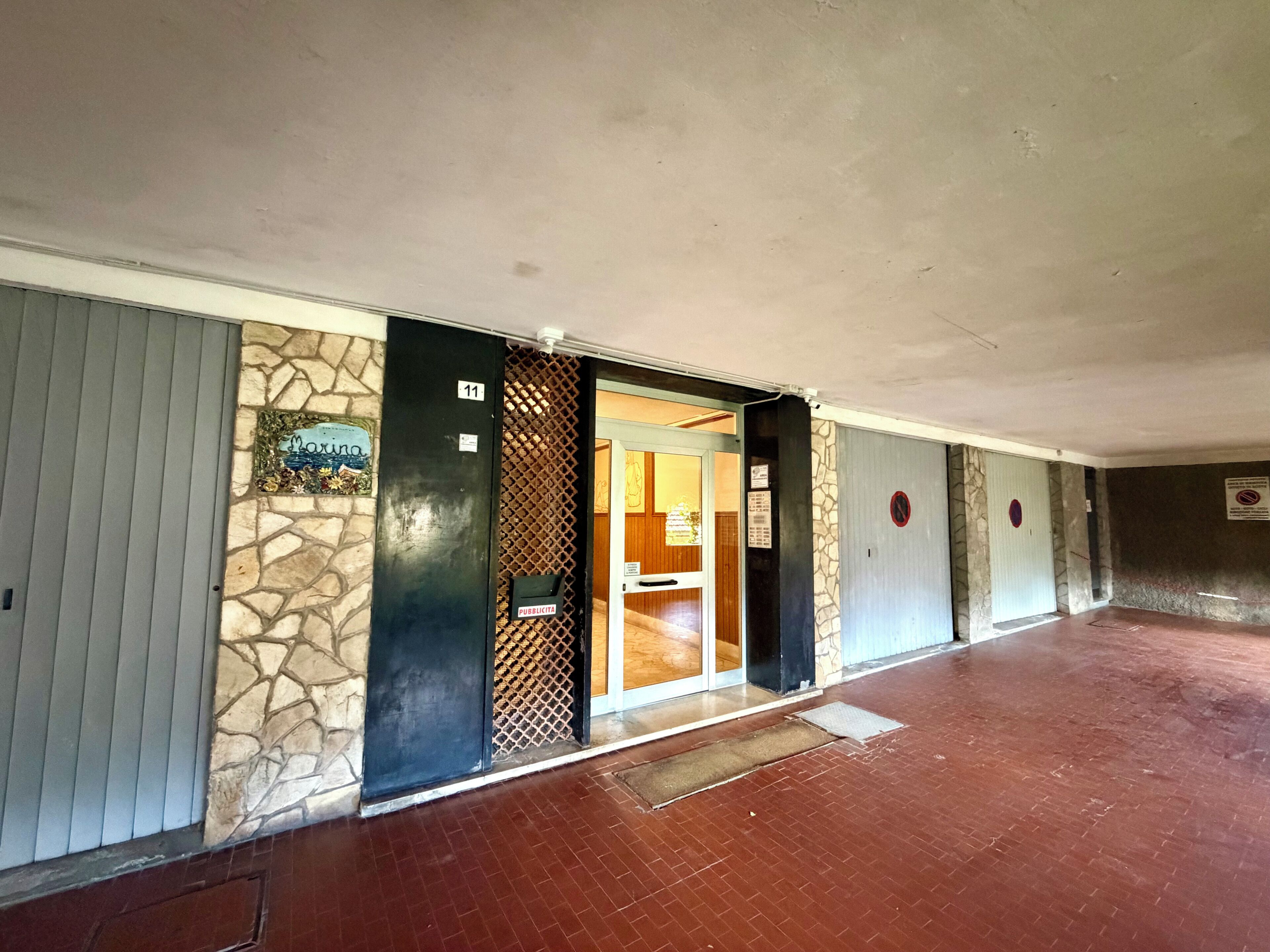 Facciata della struttura