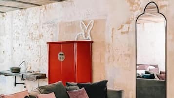 Habitación doble Deluxe | Área de sala de estar