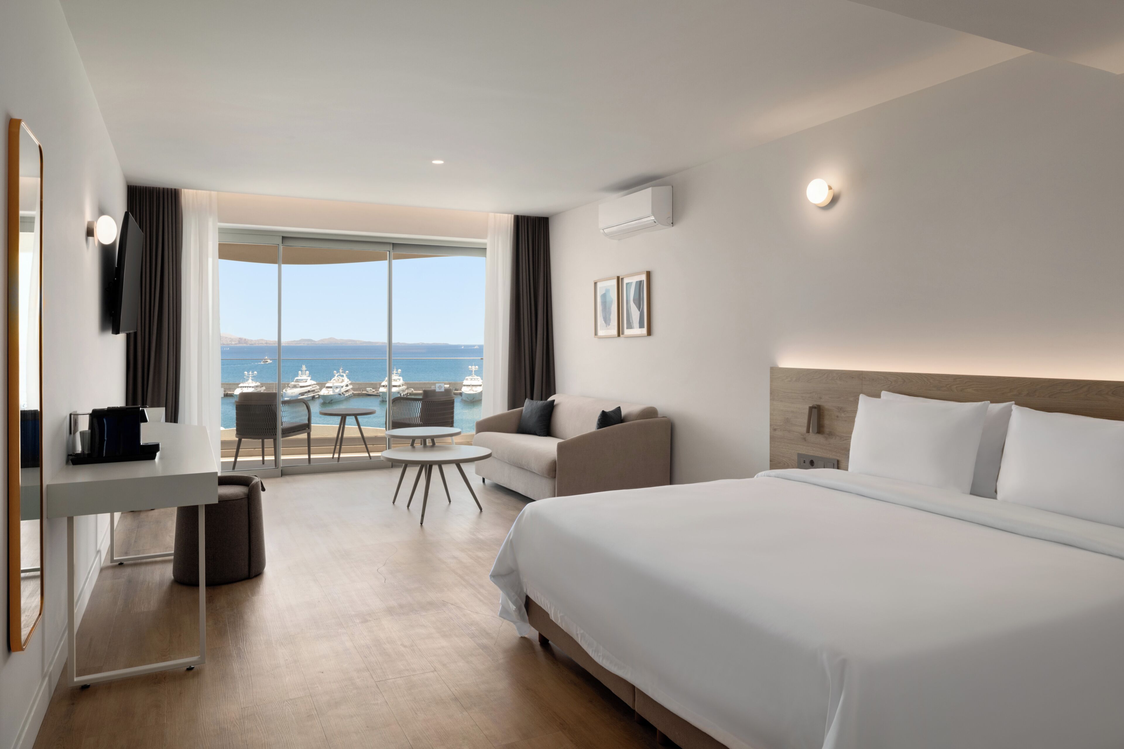 Appartement supérieur, 2 chambres, vue sur la mer