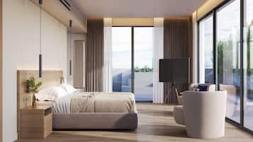 Luxury Suite, 1 Single Bed, Sea View (Pool)