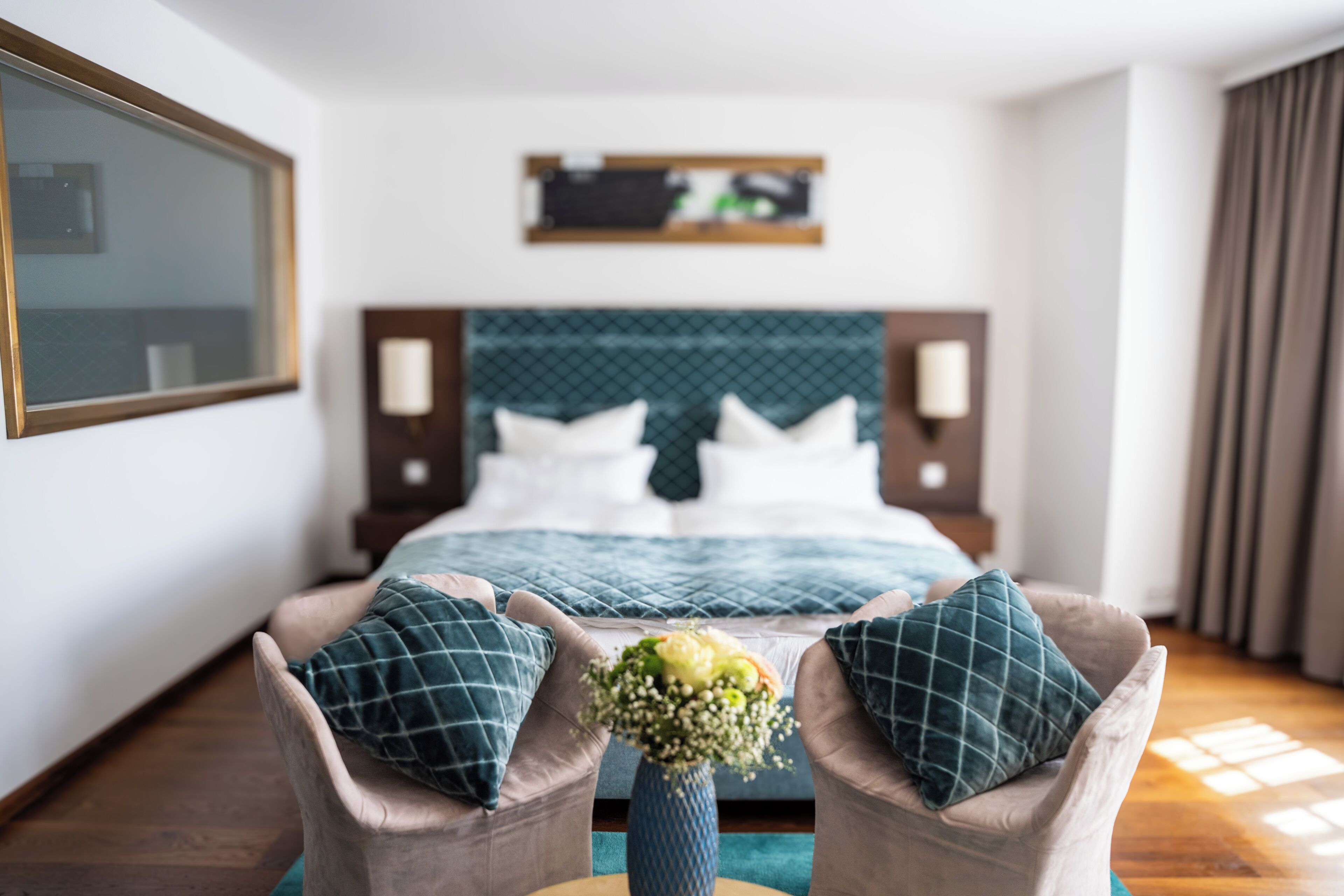 In-room safe, desk, blackout curtains, iron/ironing board