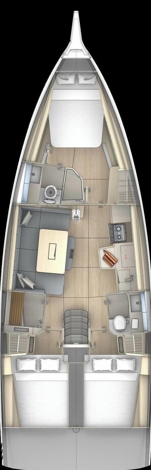 Floor plan - Sun-Kissed Sailing Adventure to Viejo Puerto from Marseille (Marseilles)