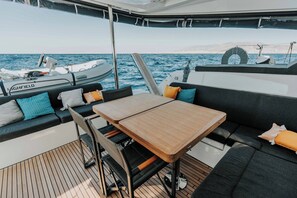 Outdoor dining - Sun-Kissed Sailing Adventure in the Ionian Islands, Lefkada (Lefkada)