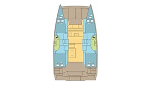Floor plan - Sun-Kissed Sailing Adventure in Provence-Alpes-Côte d'Azur (Saint-Mandrier-sur-Mer)
