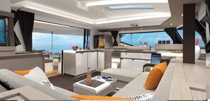 Living area - Caribbean Dream: Sun-soaked Sailing Adventure from Tortola, Islas Vírgenes Británicas (Parham Town)