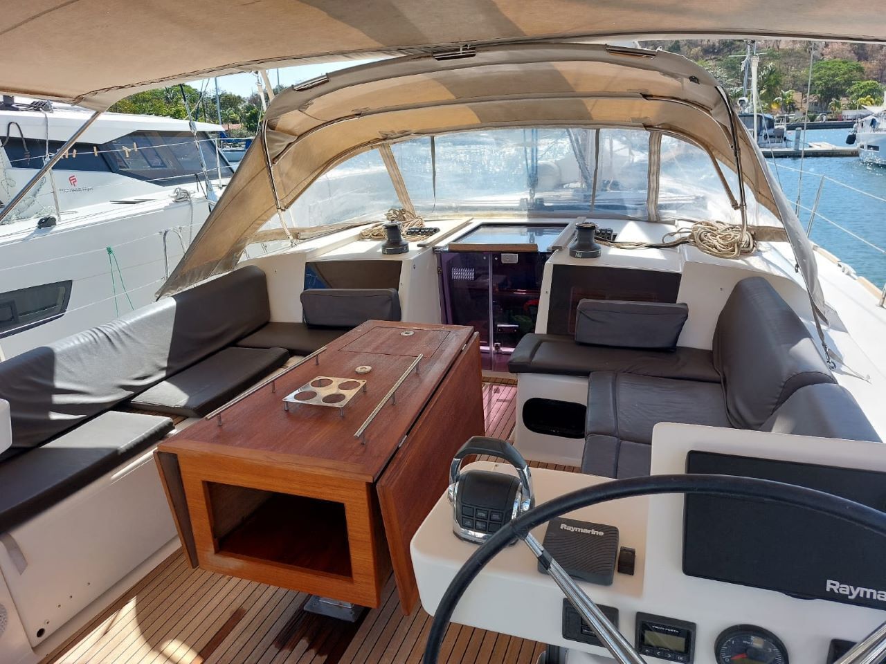 Uitzicht vanuit accommodatie