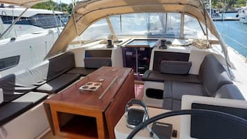 Uitzicht vanuit accommodatie