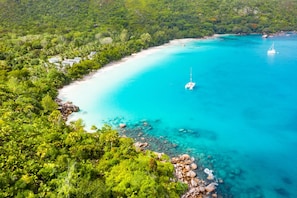 Beach - Seychelles Sun-Soaked Sailing: A Pristine Beach Experience from Praslin (Baie Ste Anne)