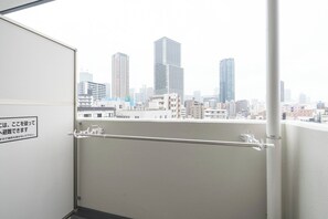 Blick vom Balkon