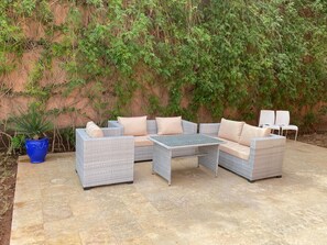 Terrace/patio - Villa avec piscine privée 12m sans vis-à-vis idéale famille et groupe d'amis (Marrakech)