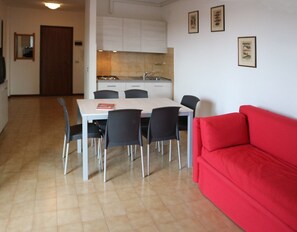 Apartment, 1 Bedroom, Terrace | Dining room - Practical Flat Just a Short Walk From the Beach (Lignano Sabbiadoro)