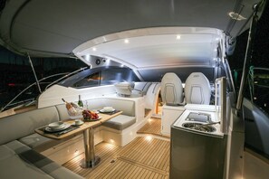 Outdoor dining - Sun-Kissed Sailing Adventure in the Ionian Islands (Kontokali)