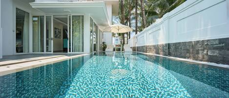 Deluxe Villa, Balcony, Garden View | Pool | Outdoor pool