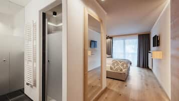 Kamar Double atau Twin Superior, balkon, pemandangan gunung