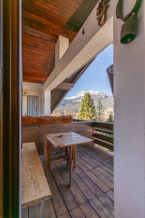 Terrace/patio - Casa Verde, with Dolomites view (Cortina d´Ampezzo)