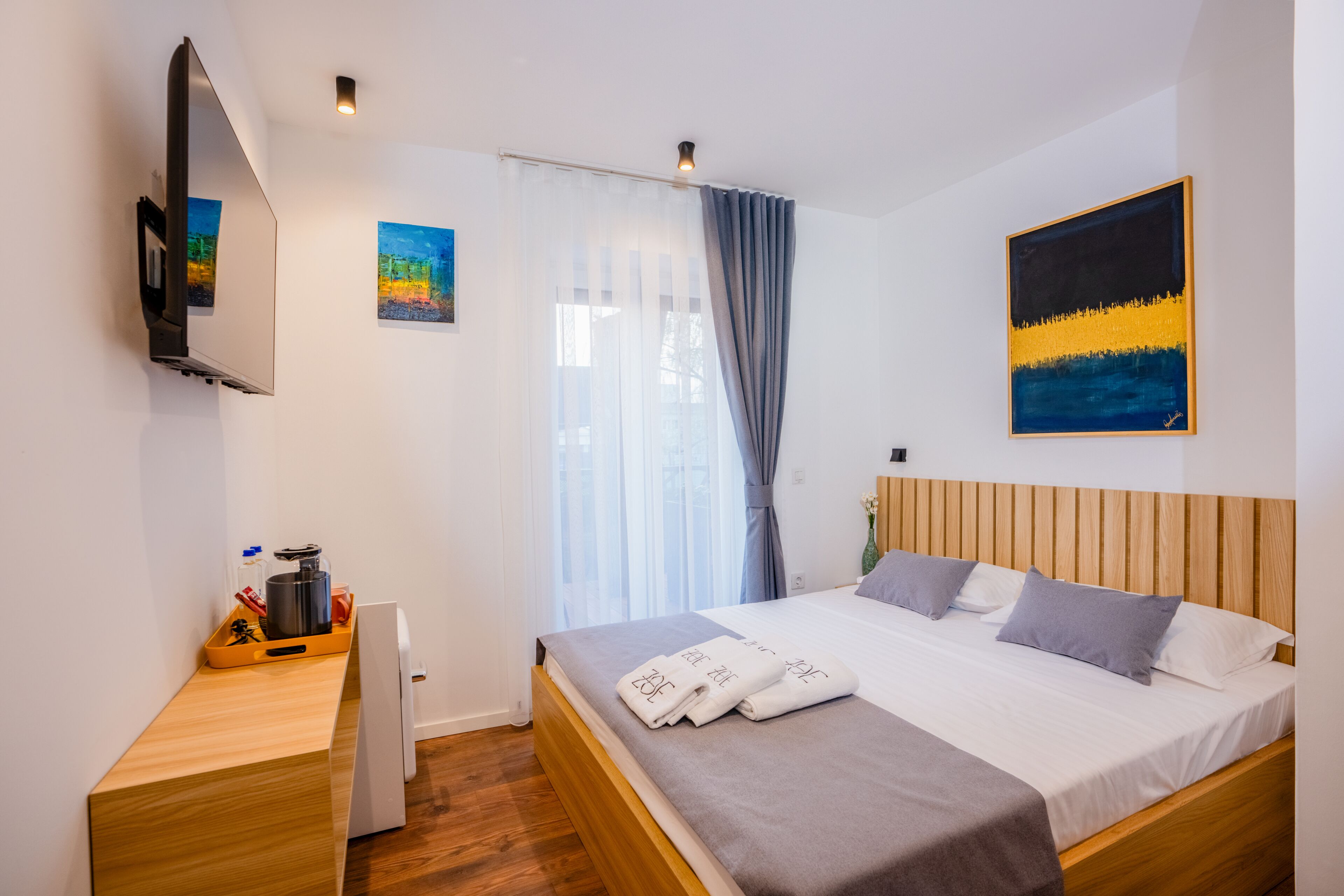 Dobbeltrom – comfort, byutsikt