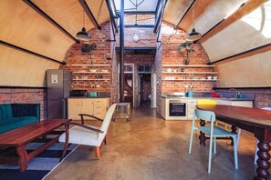 舒适公寓, 2 间卧室, 露台, 花园景观 | 私人厨房