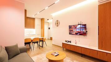 Grandstay Urban Two | Living area | 40-inch Smart TV with digital channels