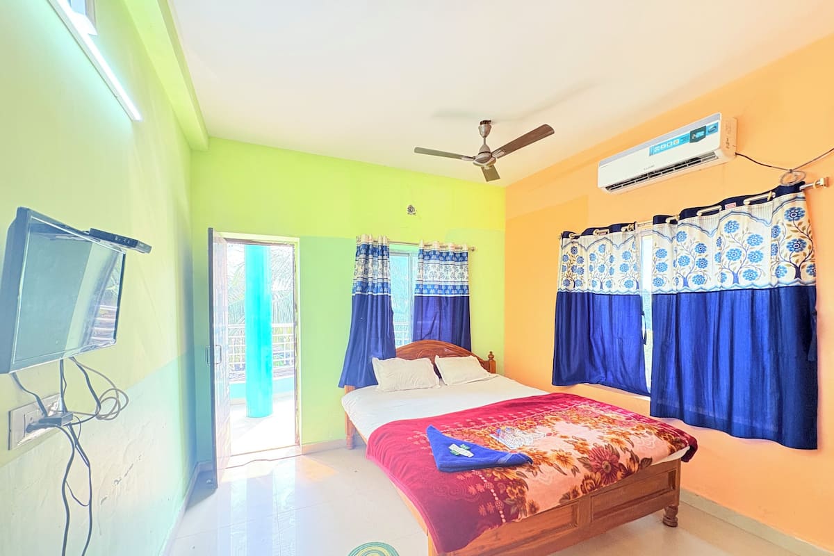 Quarto casal clássico, vista para a cidade