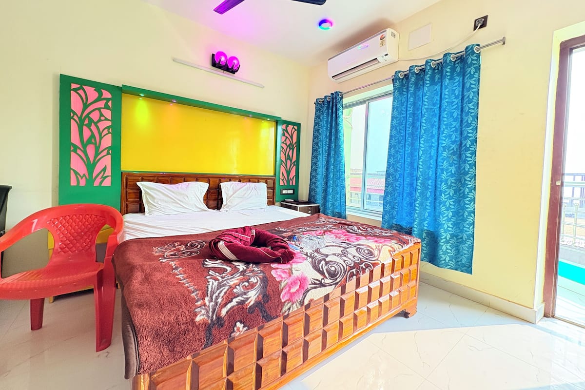 Quarto casal luxo, vista para a cidade