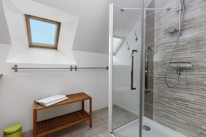 Shower, hair dryer