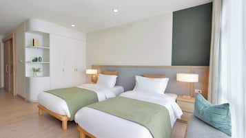 Habitación superior con 2 camas individuales | Wifi gratis y ropa de cama