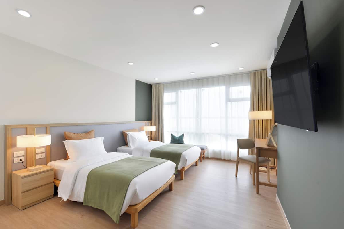 Superior-Zweibettzimmer, Stadtblick | Kostenloses WLAN