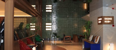 Sitteområde i lobbyen