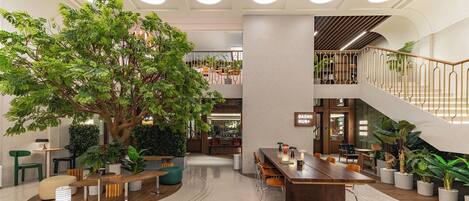 Coin salon dans le hall