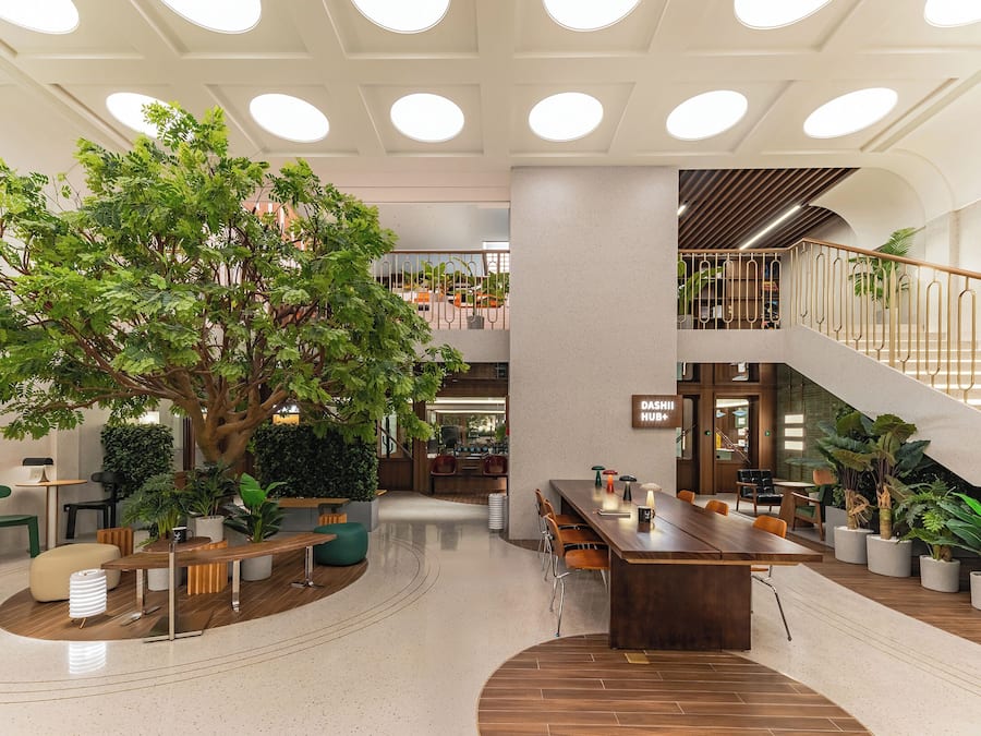 Lobby sitting area