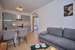 Living area - Adriatic Shell Apartment #1 (Okrug Gornji)