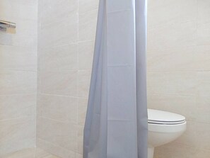 Bathroom - Duplex with AC, sea view - 5 guests (Bormes-les-Mimosas)