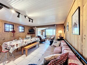 TV - Apartment with panoramic view - 8 guests (La Toussuire)