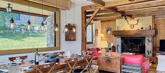 Chalet auténtico, vista montaña - 15 pers.
