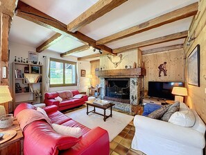 TV - Authentic chalet, mountain view - 15 guests (La Toussuire)
