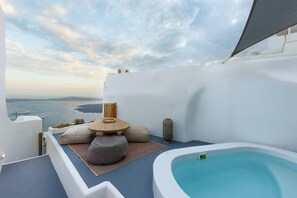 Maison, 1 chambre, piscine privée | Bain à remous extérieur