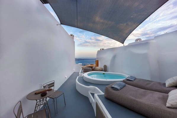 Terrace/patio - Pura Vida Cave House (Santorini)