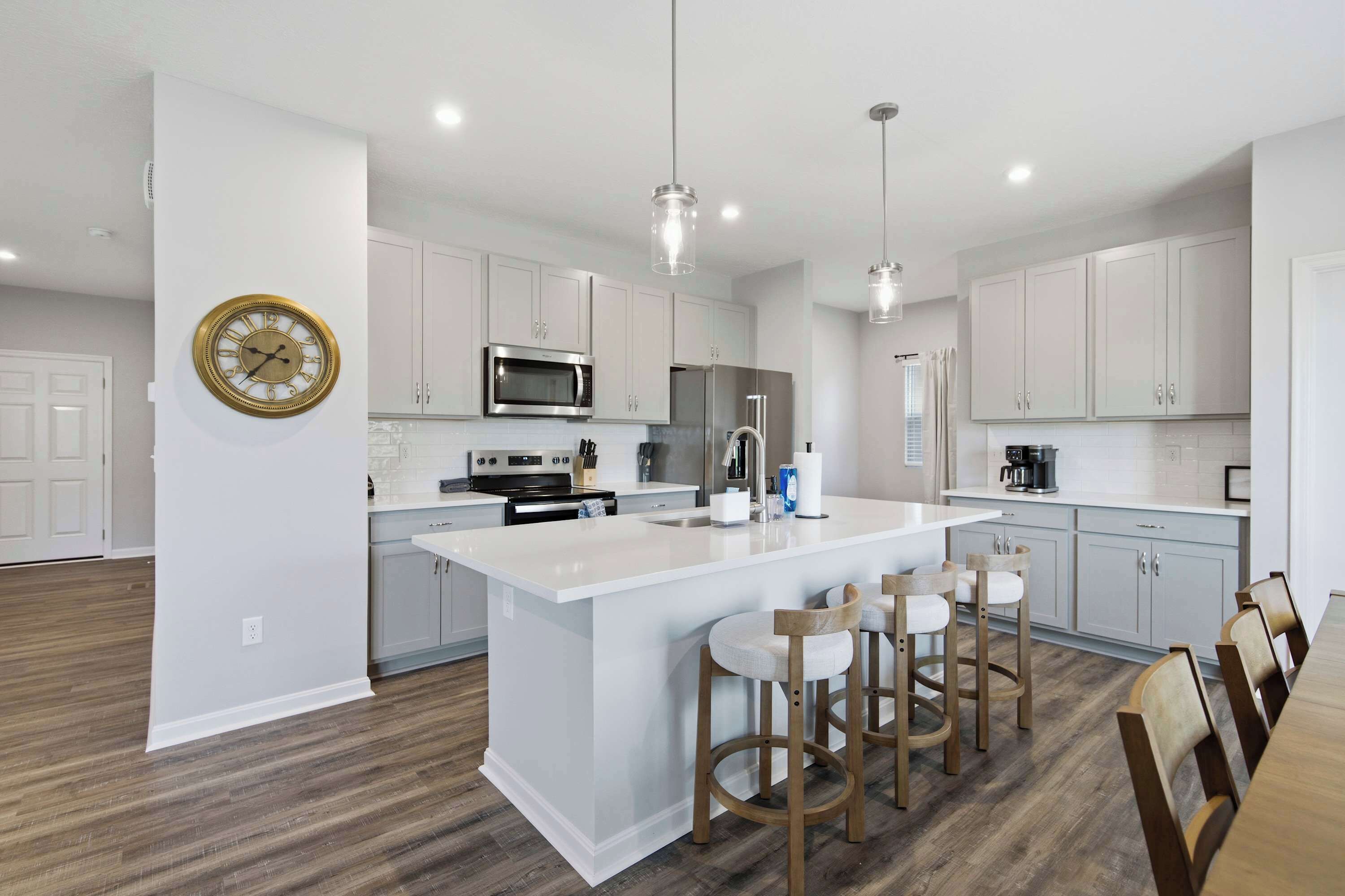 House, Multiple Beds, Patio, Garden View (The Creation Station) | Private kitchen